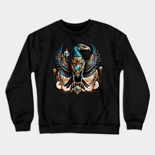 Horus the falcon god. Crewneck Sweatshirt